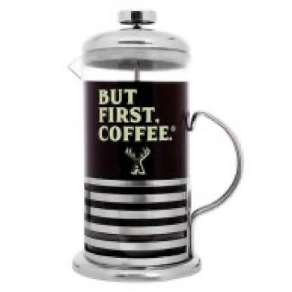 20oz Alfred- French Press- “But First Coffee” - Picture 3 of 3